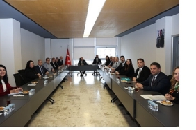 Başkan Şadi Özdemir sanayi bölgeleri temsilcileriyle bir araya geldi