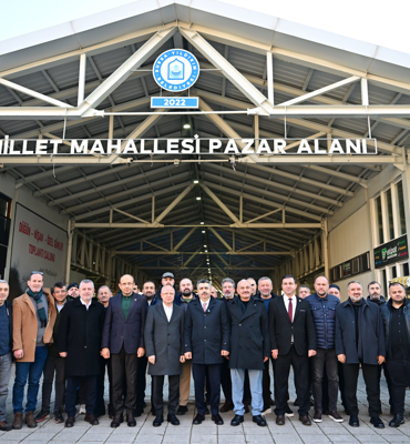 Başkan Yılmaz, Millet Mahallesi pazar esnafıyla buluştu