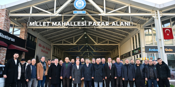Başkan Yılmaz, Millet Mahallesi pazar esnafıyla buluştu