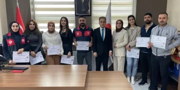Batman'da 10 personel başarı belgesiyle ödüllendirildi