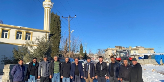 Besni Kaymakamı Ahmet Oğuz Aslan, Atmalı Köyü’nü ziyaret etti