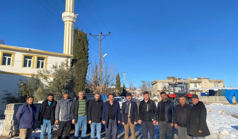 Besni Kaymakamı Ahmet Oğuz Aslan, Atmalı Köyü’nü ziyaret etti