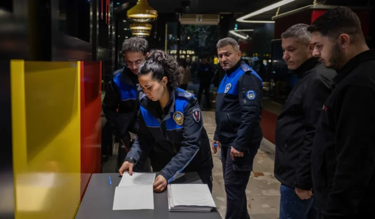 Bornova’da yılbaşı öncesi kapsamlı denetim gerçekleştirildi