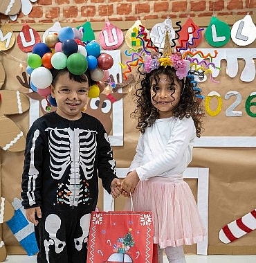 Bornovalı miniklerin Yeni Yıl coşkusu