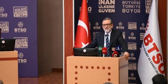 BTSO Başkanı Burkay 2030 vizyonunu ve yatırım hedeflerini paylaştı