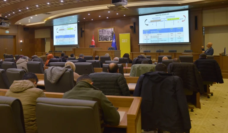 Bursa Büyükşehir'de hizmet içi 'yıl sonu muhasebe' eğitimi