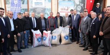 Bursa Büyükşehir'den hayvancılığa güçlü destek