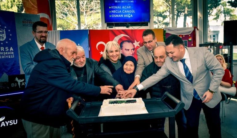 Bursa Büyükşehir'in huzurlu sakinleri yeni yıl coşkusu yaşadı