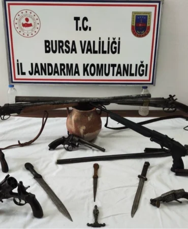 Bursa'da "Anadolu Mirası" operasyonu! Çok sayıda tarihi eser ele geçirildi