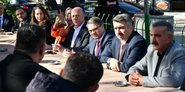 Bursa'da Başkan Yılmaz Vakıf Mahallesi’nde vatandaşlarla buluştu