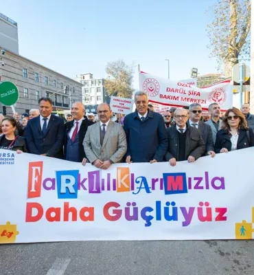 Bursa'da Engelli Farkındalık Yürüyüşü düzenlendi