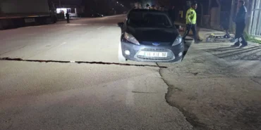 Bursa'da otomobille çarpışan skuterin sürücüsü ağır yaralandı