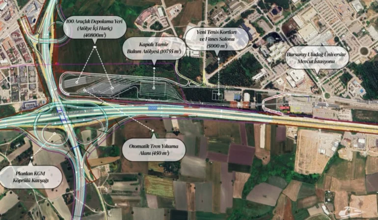 Bursa’da Raylı Sistem Ağı Büyüyor