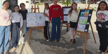 Bursa Gemlik'te çocuklar haklarını resimleriyle anlattı​​​​​​​