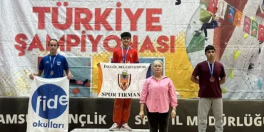 Bursa İnegöl'e spor tırmanışta Türkiye dereceleri