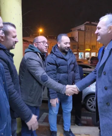 Bursa İnegöl protokolünden yeni yıl ziyareti