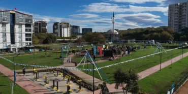 Bursa Nilüfer'de Kardelen Parkı ve Koşu Yolu açıldı