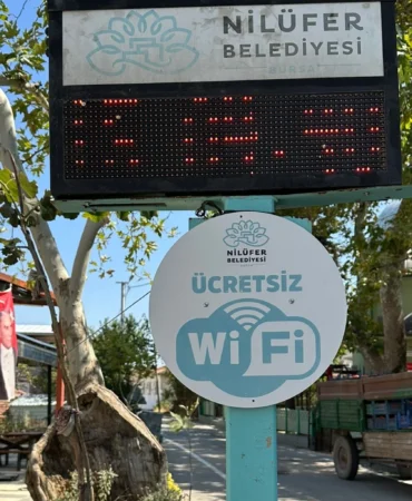Bursa Nilüfer'de ücretsiz internet noktası 40'a ulaştı