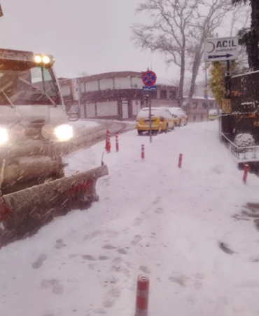 Bursa Osmangazi’de kar yağışına hızlı ve etkin müdahale