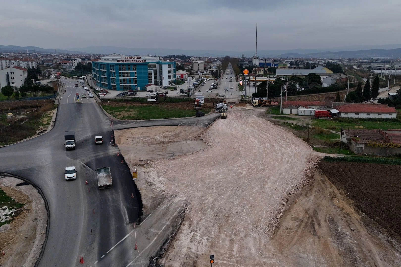 Bursa Yenişehir'in giriş çıkışlarında büyük revizyon