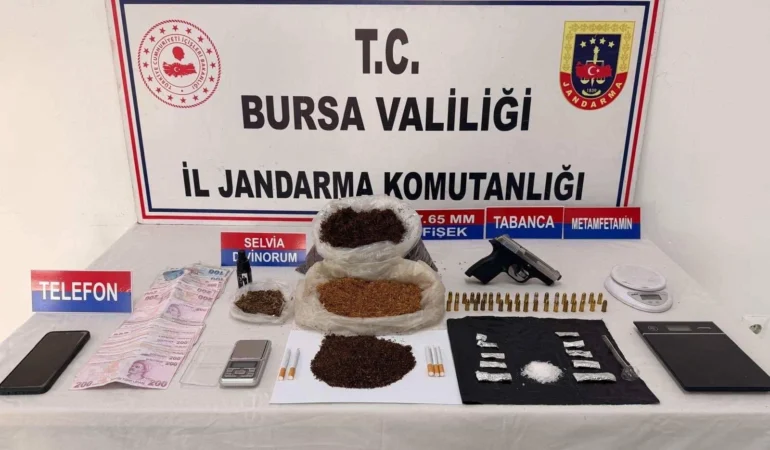 Bursa Yıldırım’da 1 kilogram sentetik madde ele geçirildi