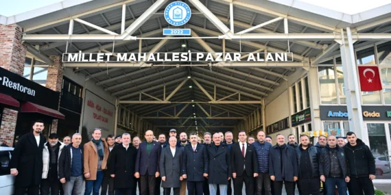 Bursa Yıldırım’da Başkan Yılmaz pazar esnafıyla buluştu