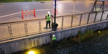 Büyükşehir'den millet bahçesine 65 adet LED direk aydınlatma sistemi