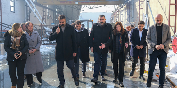 Büyükşehir eşbaşkanlarından OSB’de dayanışma ziyareti