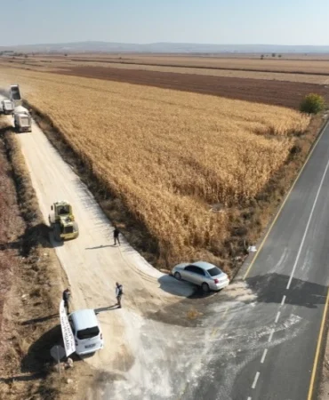 Büyükşehir, Suruç kırsalında yol konforunu artırıyor
