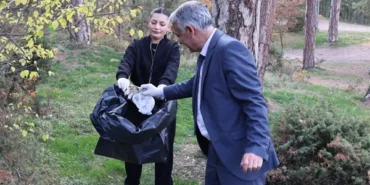 Çamlıca Mesire Alanı’nda çevre temizliği ve doğa yürüyüşü gerçekleşti