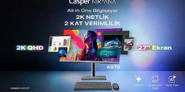 Casper Nirvana 27'' AIO A970 kurumsal verimlilik için tasarlandı