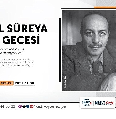 Cemal Süreya Kadıköy’de Anılacak