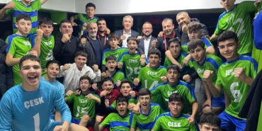 ÇESK U-16 Futbol Takımı şampiyon oldu