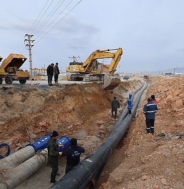 Çevre Yolu Çalışması Nedeniyle İçme Suyu Hattı Yenileniyor