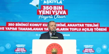 Cumhurbaşkanı Erdoğan, Adıyaman'da 350 bininci afet konutunun teslim töreninde konuştu