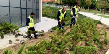 Dilovası Millet Bahçesi'nde dip köşe temizliği