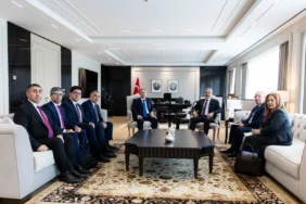 Dışişleri Bakanı Fidan, Azerbaycan Cumhurbaşkanının Özel Görevler Temsilcisi Halefov’u kabul etti