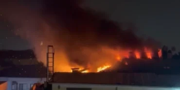 Düzce'de çatı katı yangını panikletti!