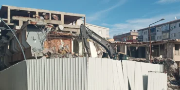 Edirne'de Ali Paşa Çarşısı’nda yıkım çalışmaları başladı