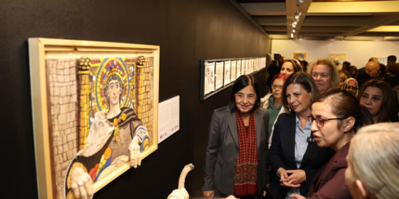 “Efsanelerle İpek” sergisi sanatseverlerle buluştu