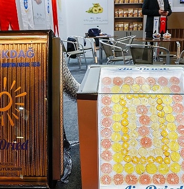 EKDAĞ’ın kurutma tesisinde üretilen ürünler fuarda tanıtıldı