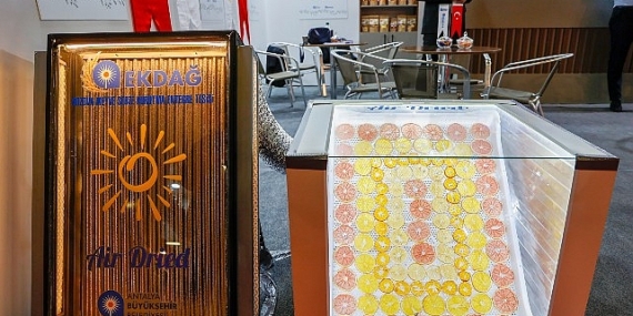EKDAĞ’ın kurutma tesisinde üretilen ürünler fuarda tanıtıldı