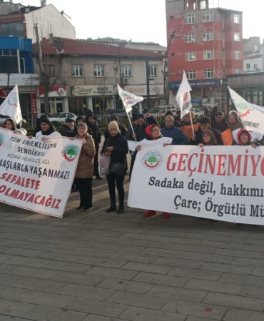 Emekliler Keşan’da geçim isyanını yükseltti