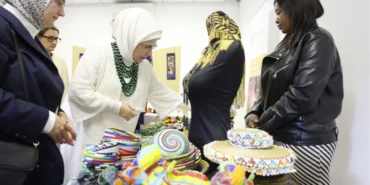 Emine Erdoğan'dan Johannesburg'ta Ulusal Miras Sergisi’ne ziyaret