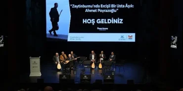 Ercişli usta Âşık Ahmet Poyrazoğlu’na, Zeytinburnu Kültür Sanat'ta vefa programı yapıldı