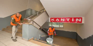 Esenyurt’ta okullarda bakım ve onarım çalışmaları ara tatilde devam etti