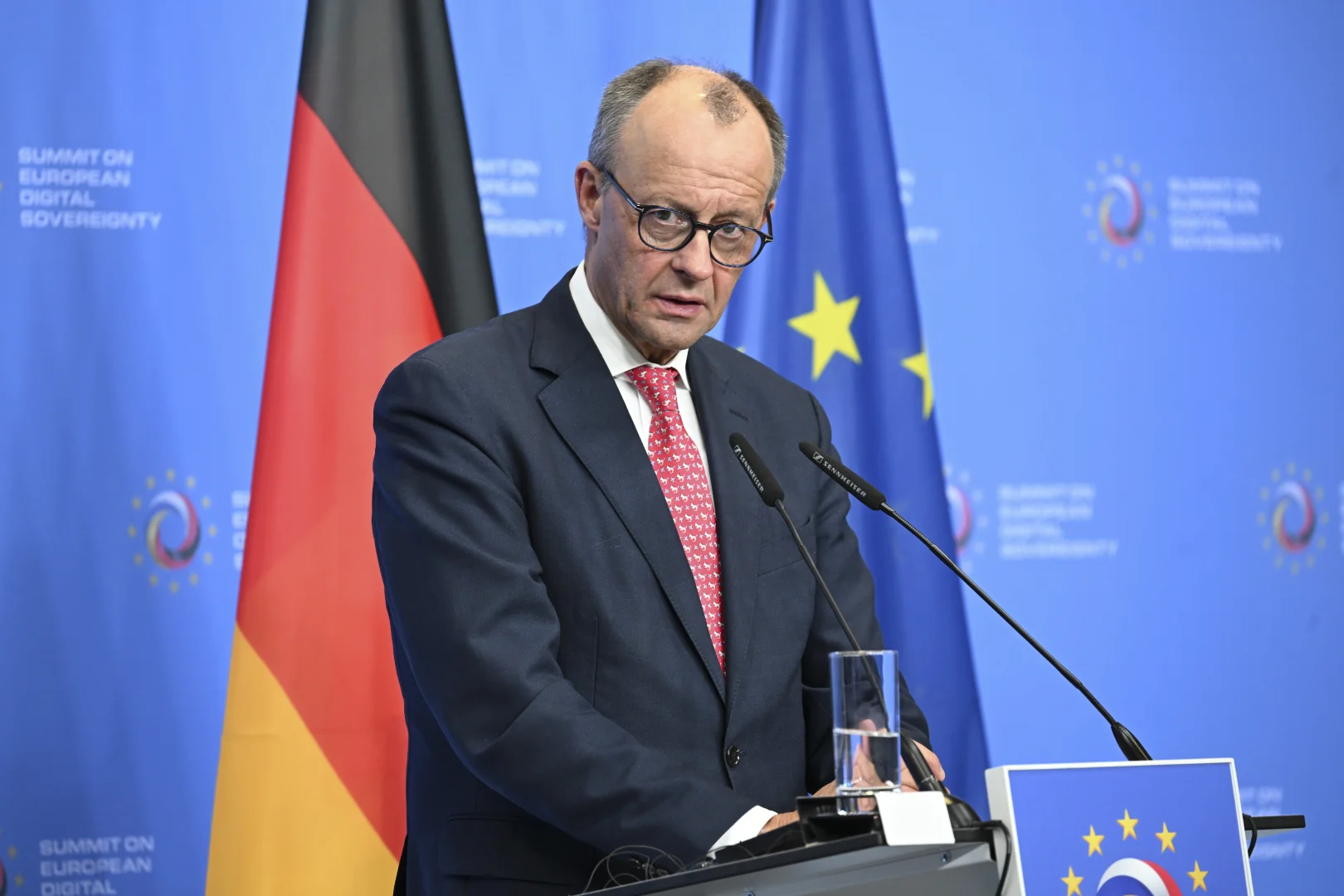 Fransa Cumhurbaşkanı Macron ve Almanya Başbakanı Merz'in basın toplantısı