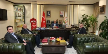 Galatasaray yönetiminden Başkan Gürpınar'a ziyaret