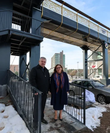 Gaziantep’te Abdülhadi Çelik Üst Geçidi Tamamlanarak Açıldı