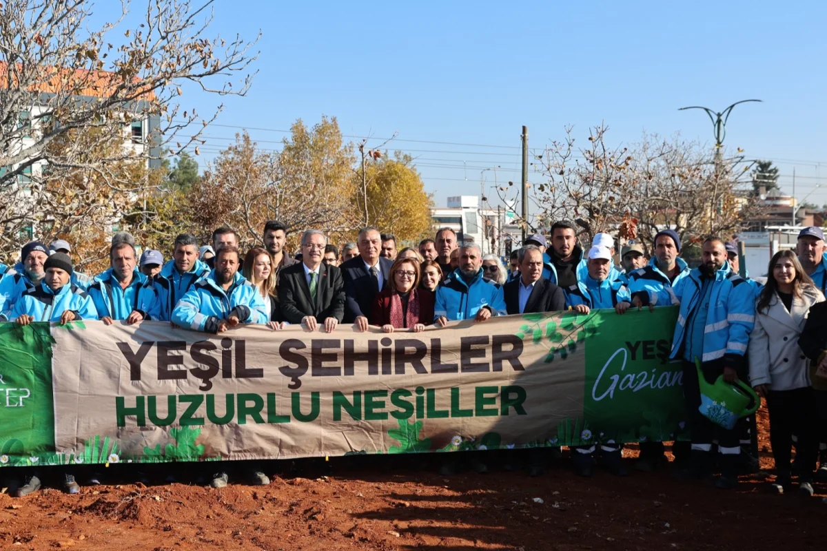 Gaziantep’te Fidanlar YEŞİLANTEP ile Hayat Buluyor